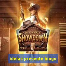 ideias presente bingo